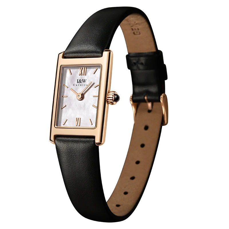 Модные женские наручные часы люксового бренда I & W, швейцарские часы для женщин, сапфировое водонепроницаемое квадратное платье, женские часы . ' - ' . 0