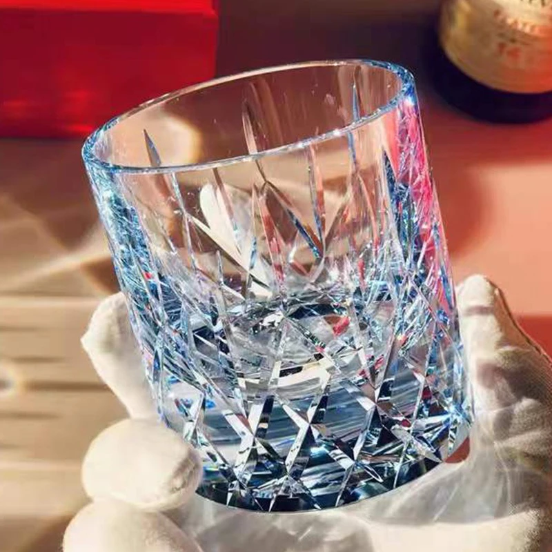 Edo Kiriko Glass Виски Роскошные Хрустальные Чашки Бокалы для Воды ручной работы Высококачественные Бокалы для Виски Зарубежное Вино Бокалы для Шампанского Подарки . ' - ' . 1