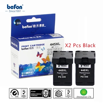Befon X2 Совместимый 445XL Черный Чернильный Картридж Замена Для Canon PG-445 PG445 PG 445 для ip2840 2840 MG2440 2440 MG2540 2940
