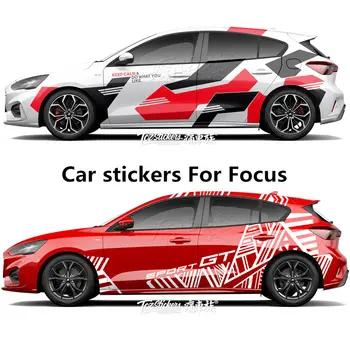Автомобильные наклейки для Ford 2019, новые наклейки цвета кузова Focus, персонализированное украшение, модифицированные автомобильные наклейки Focus, пленка для экстерьера
