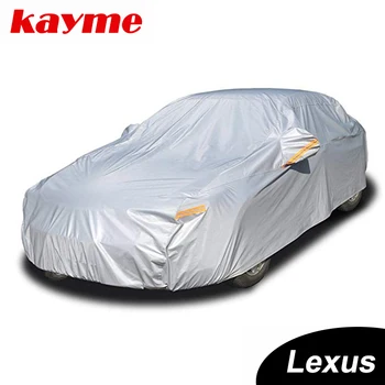 Алюминиевые водонепроницаемые автомобильные чехлы Kayme, супер защита от солнца, пыли и дождя, полностью универсальная защита для внедорожника Lexus