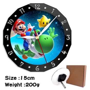 Горячие продажи Двойного назначения, настольные часы Super Mario, Настенные часы, Минималистичные часы, Аниме, Подвесные настенные часы, креативные подарки