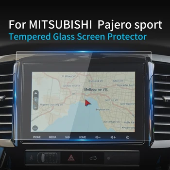 Для Mitsubishi Pajero Sport Screen Protector 2023 Консоль Из Закаленного Стекла, Защитная пленка, Навигатор, Автомобильные аксессуары