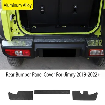 Для Suzuki Jimny 2019-2022 + Защитная пластина для заднего бампера автомобиля из алюминиевого сплава, аксессуары