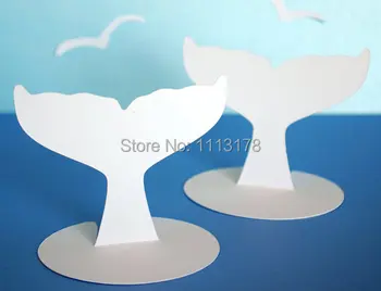 Карточки в форме кита