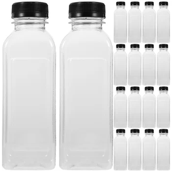Крышки для сока, многоразовые пустые пластиковые прозрачные контейнеры для напитков, крышки
