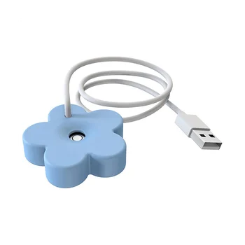 Мини Портативный увлажнитель воздуха с уплотнением USB-кабеля, Безцилиндровый увлажнитель воздуха для путешествий, персональный увлажнитель воздуха для спальни, синий