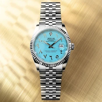 Мужские часы DEXCAR 2023, лучший бренд Класса Люкс, механические автоматические часы для мужчин, Сапфировые водонепроницаемые часы из нержавеющей стали Reloj Hombre