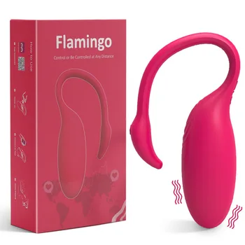 Приложение Flamingo Bluetooth Яйцо Вибратор Секс-Игрушка для Женщин, Стимуляция Клитора, Массажер Влагалища, Вибрирующий Шар, Волшебный Вибратор Для Движения