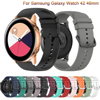 Ремешок для часов Samsung Galaxy Watch Active 2 40 мм 44 мм ремешок Gear спортивный браслет на запястье Samsung Galaxy Watch 42 мм 46 мм