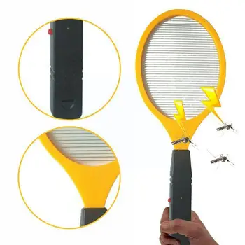 Электрическая ракетка-убийца от комаров Электрическая мухобойка от мух домашняя беспроводная ракетка для уничтожения насекомых Zapper для фритюрницы Bug Power Batter Y1F7